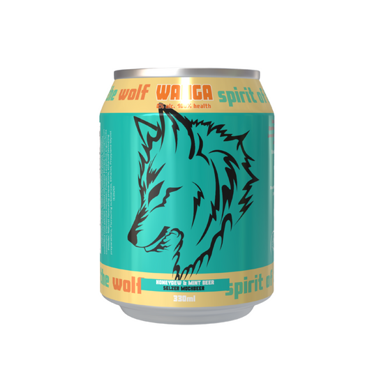Spirit of the Wolf - Yogi Honeydew & Mint  Soul Selzer - 330ml