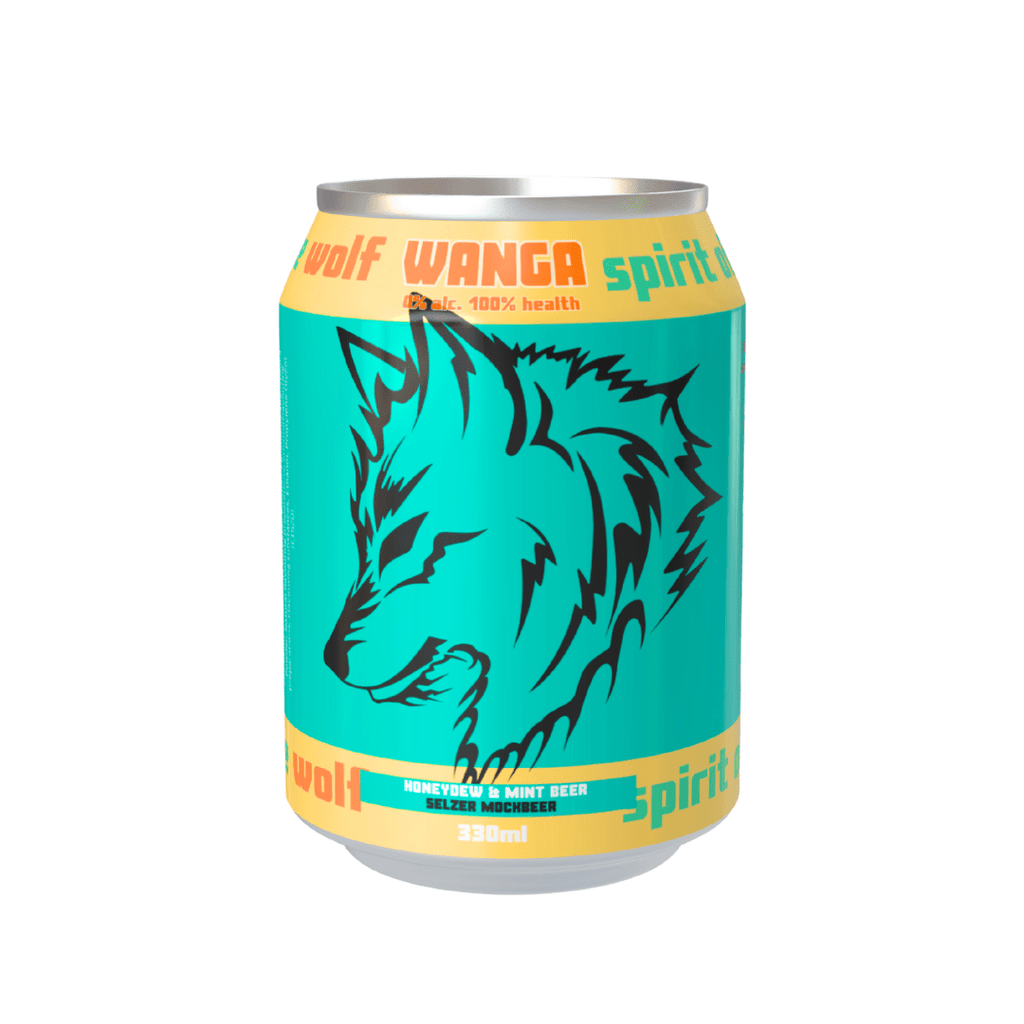 Spirit of the Wolf - Elderflower & Basil Selzer - Zen it Up! - 330ml - WANGA